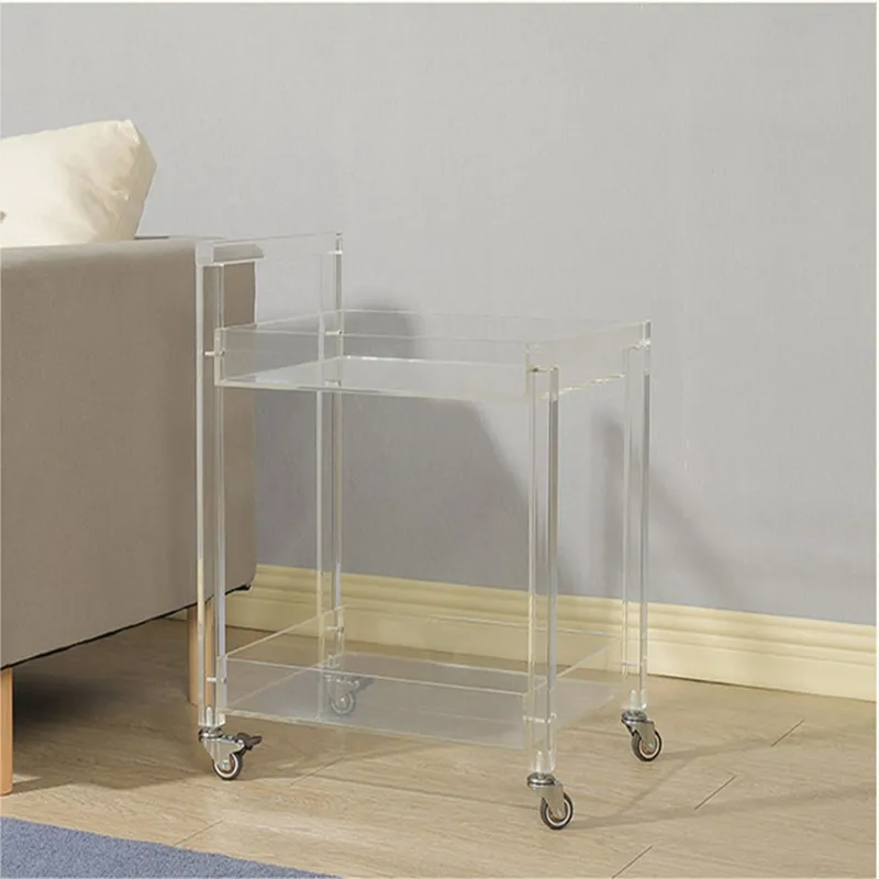 Acrylic Rolling Cart View 2