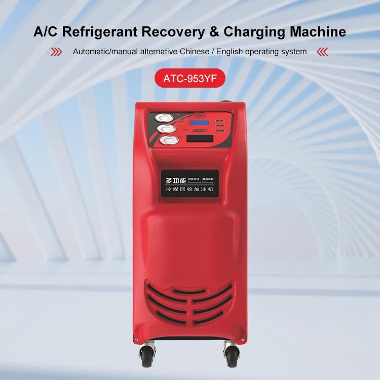 R1234yf Dedicated Refrigerant Recovery Equipment Automatic/Manual Alternative Chinese/English Operating System
