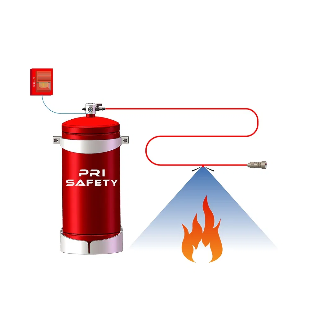 2kg Hfc-227ea Cutting-Edge Technology Direct Type Electric Equipment Automatic Fire Suppression System