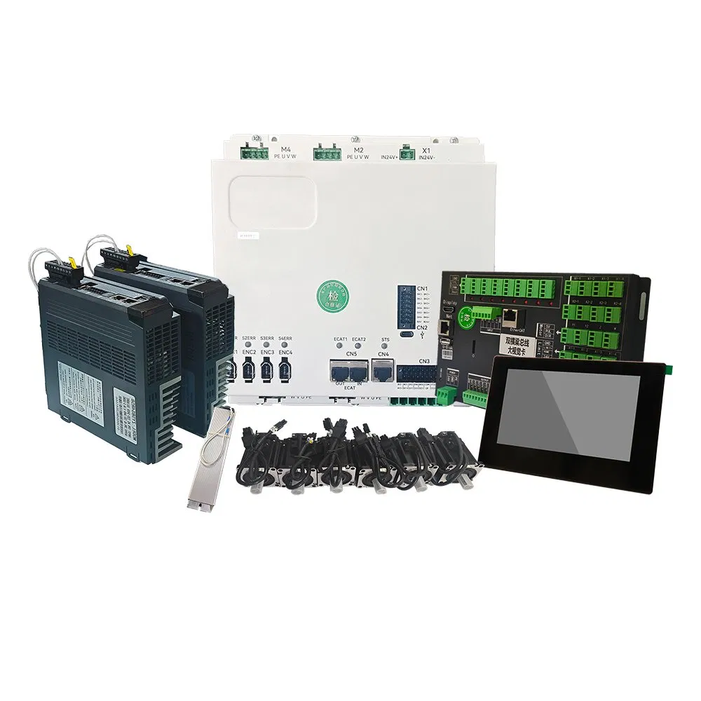 EtherCAT Laser Control System for double crossbeam Labels and decals Fabric Leather cutting PCB etching Panoramic vision Controller