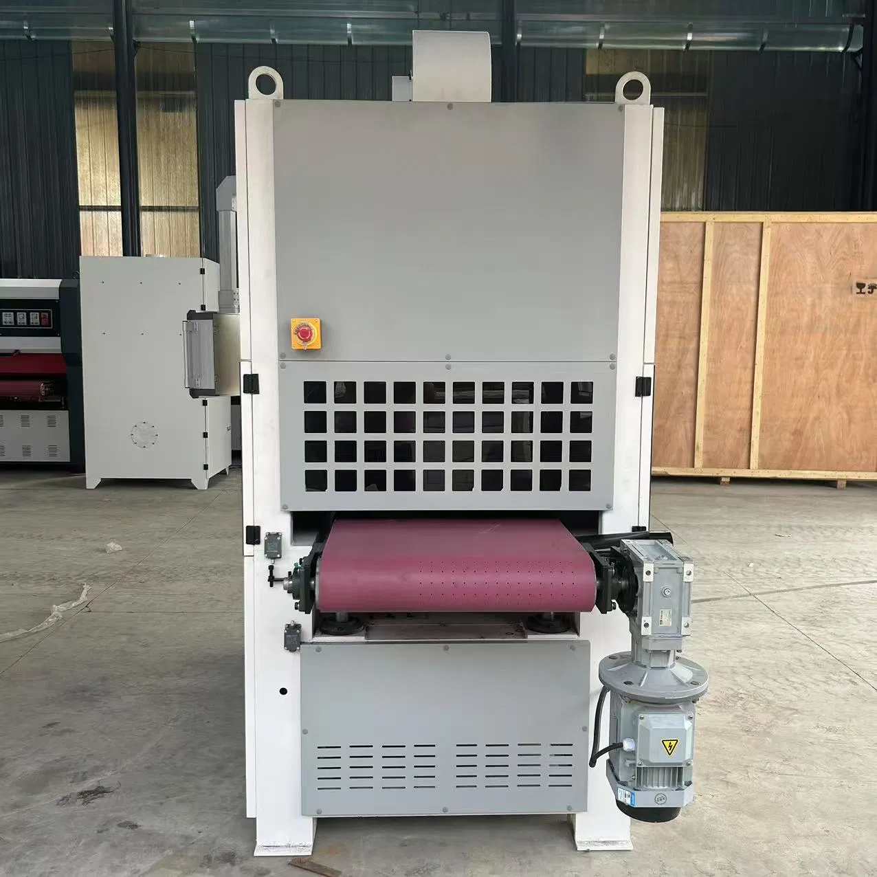 Metal Sheet Brushing Surface Finishing Deburring Polishing Machine for Laser Cutting Aluminum Stainless Steel