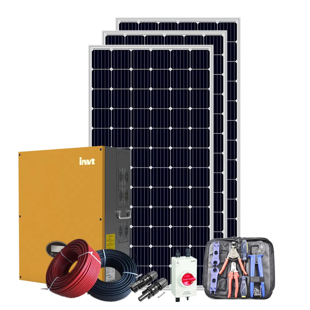 55kw Solar Panel Energy Power Grid Tied Systems