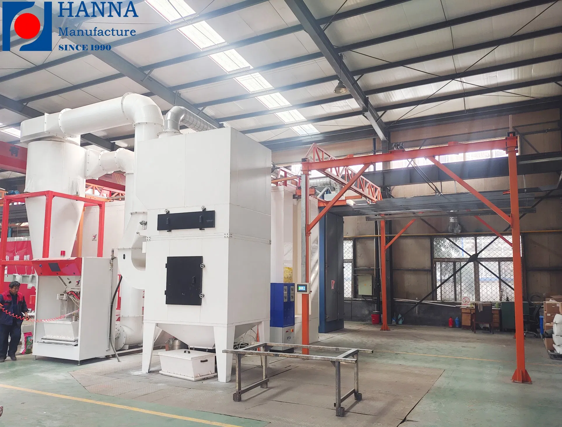 Fully Automated Powder Coating System for Metal Aluminium Panel Sheet