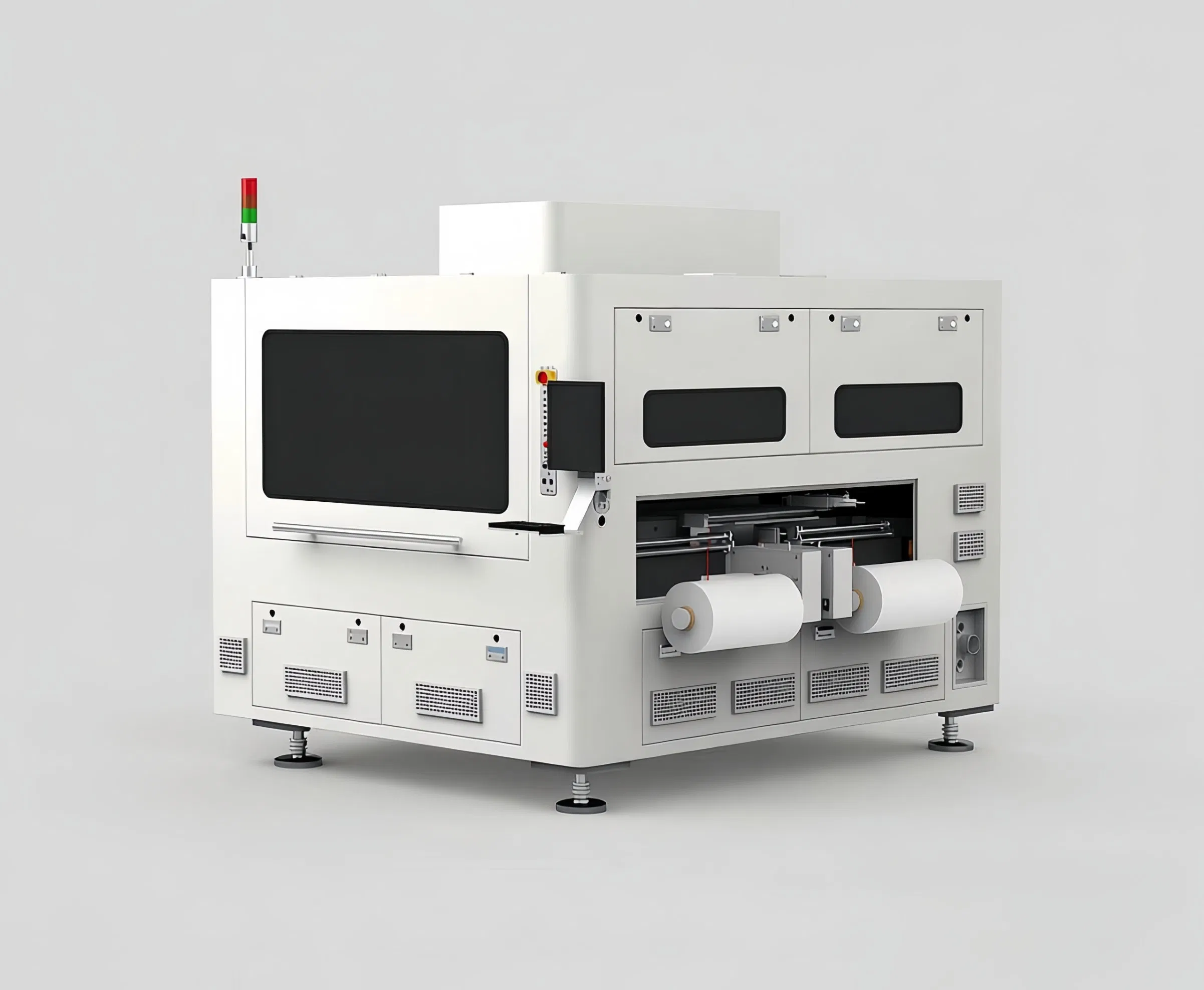 4-Head Roll-to-Roll Coverlay Laser Cutting Machine High-Speed Precision for FPC Manufacturing