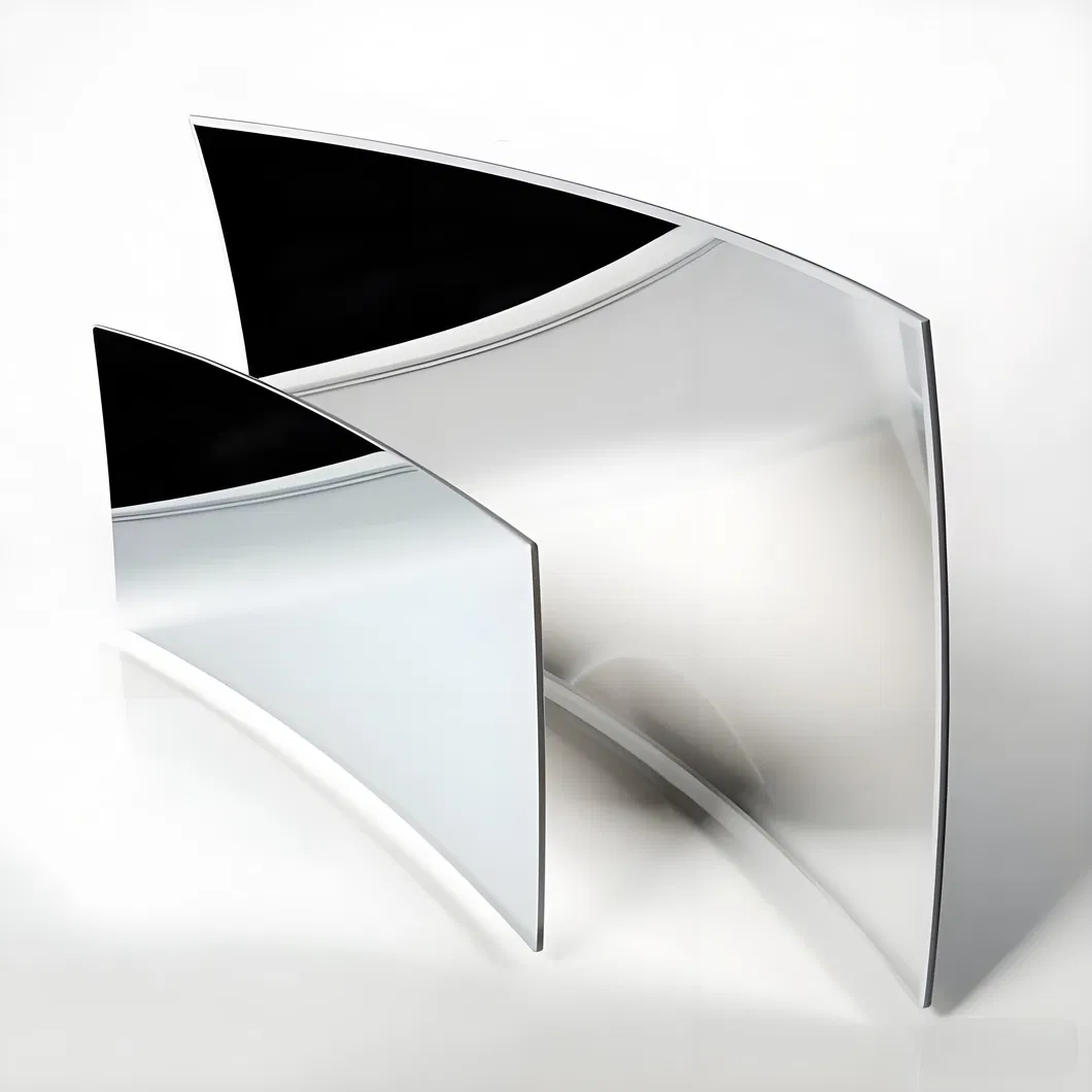 Curved surface mirror cutting