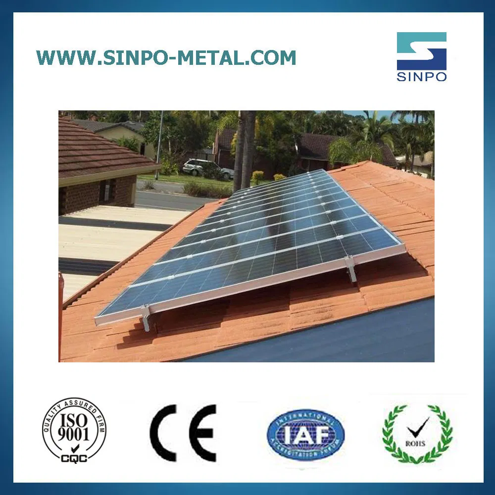 Solar Module Mounting Structure Solar Panel System Supporting Structure for Tile Roof Solar Energy System