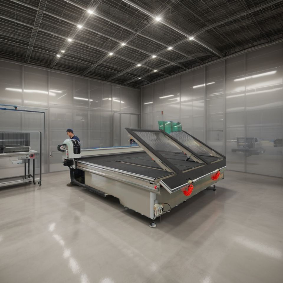 Advanced Automatic Glass Laser Cutting System with Tilting Bars