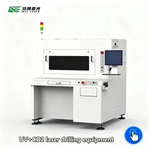 UV CO2 Laser Drilling