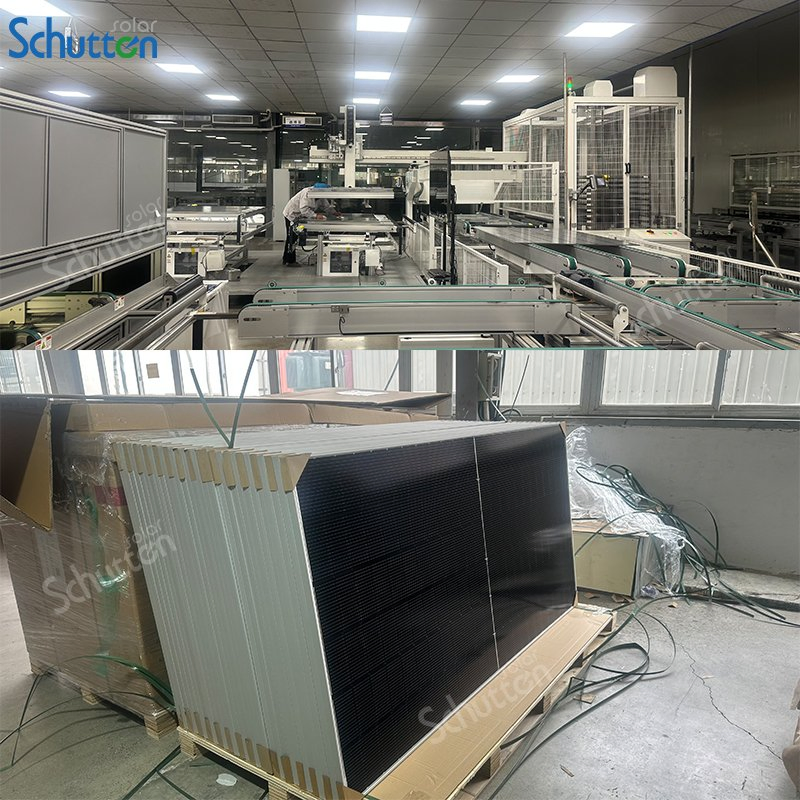 High-Efficiency Schutten 580W 630W Solar Panel Energy System