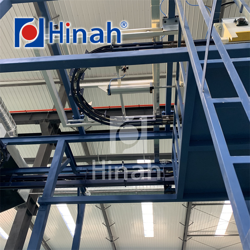 Automatic Spraying System with DIP Tank Pre-Treatment for Aluminum Profile