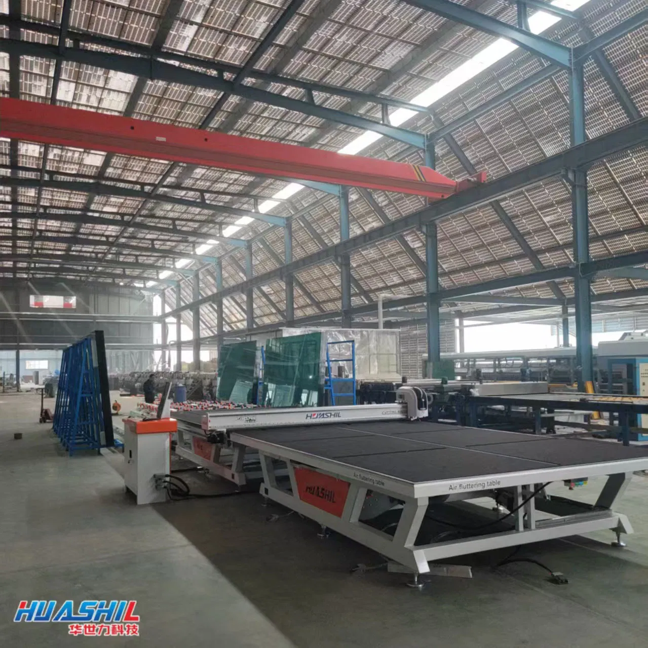 Large Glass Cutting System with Advanced CNC Technology Features