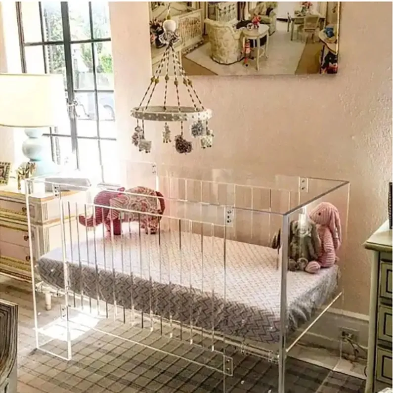 Modern Acrylic Crib View 3