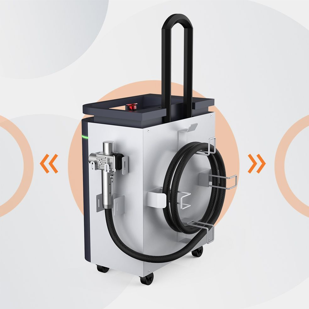 High-Efficiency 100W Air-Cooled Laser Cleaning System for Vehicles