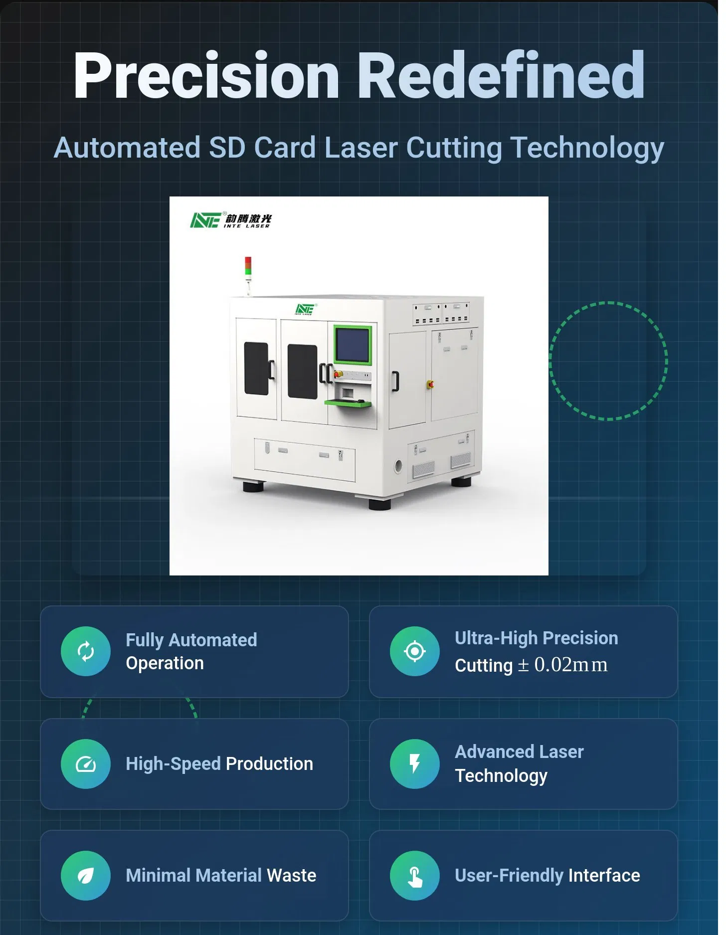 SD Card Laser Cutting Machine