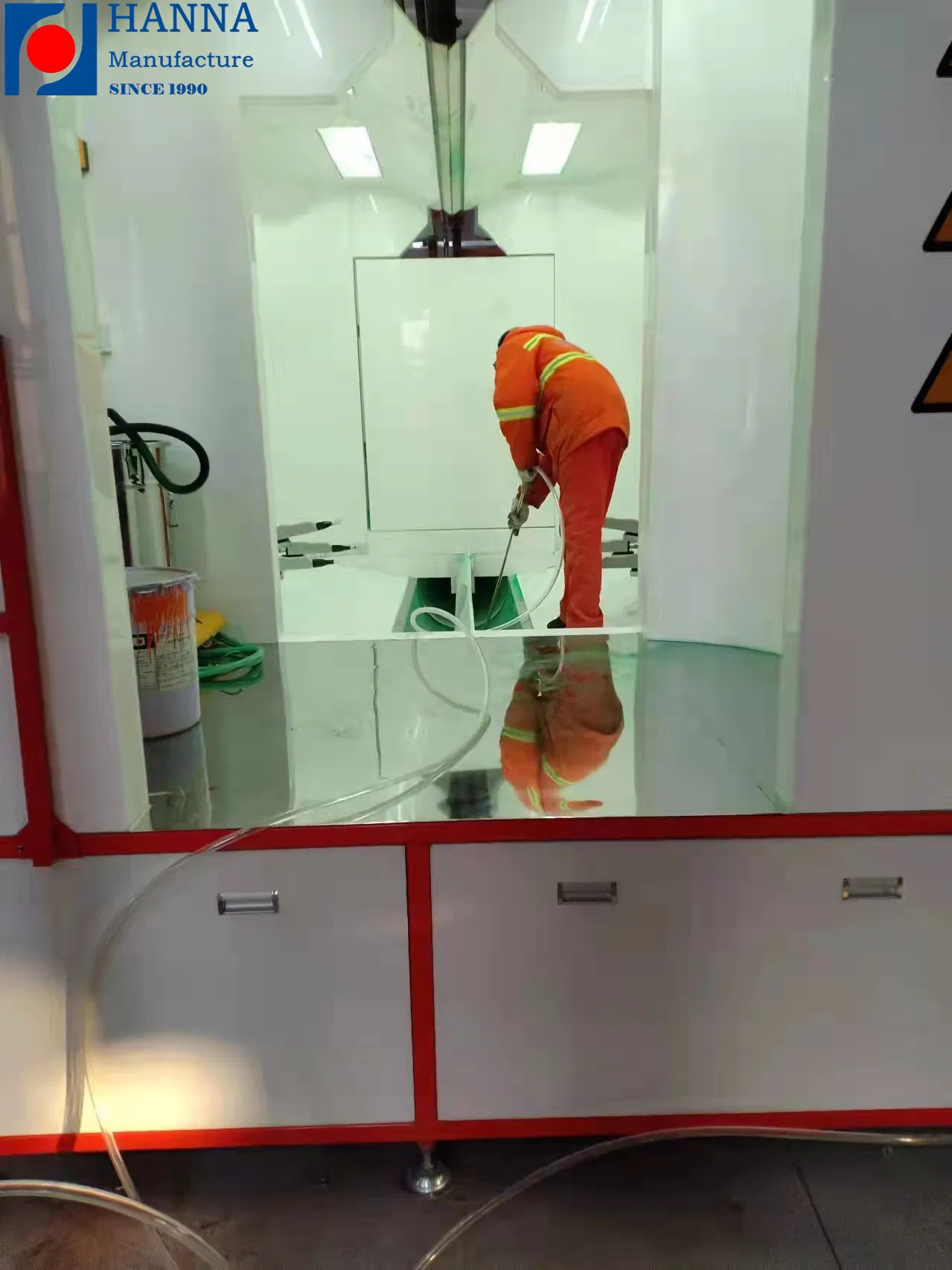 Fully Automated Powder Coating System for Metal Aluminium Panel Sheet