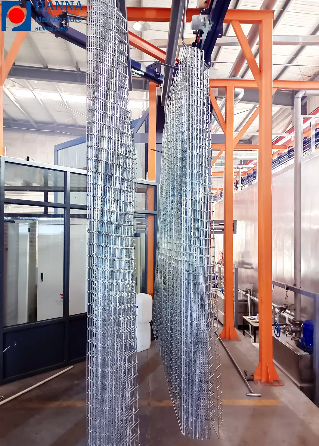 Security Fence Powder Coating