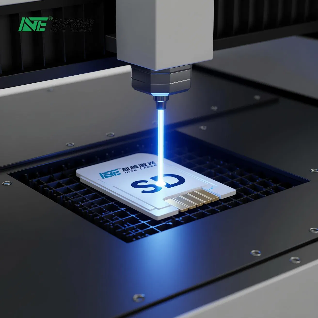 Automatic SD Card Laser Cutting Machine - High Precision Industrial Grade Equipment with Dual Optical Path System