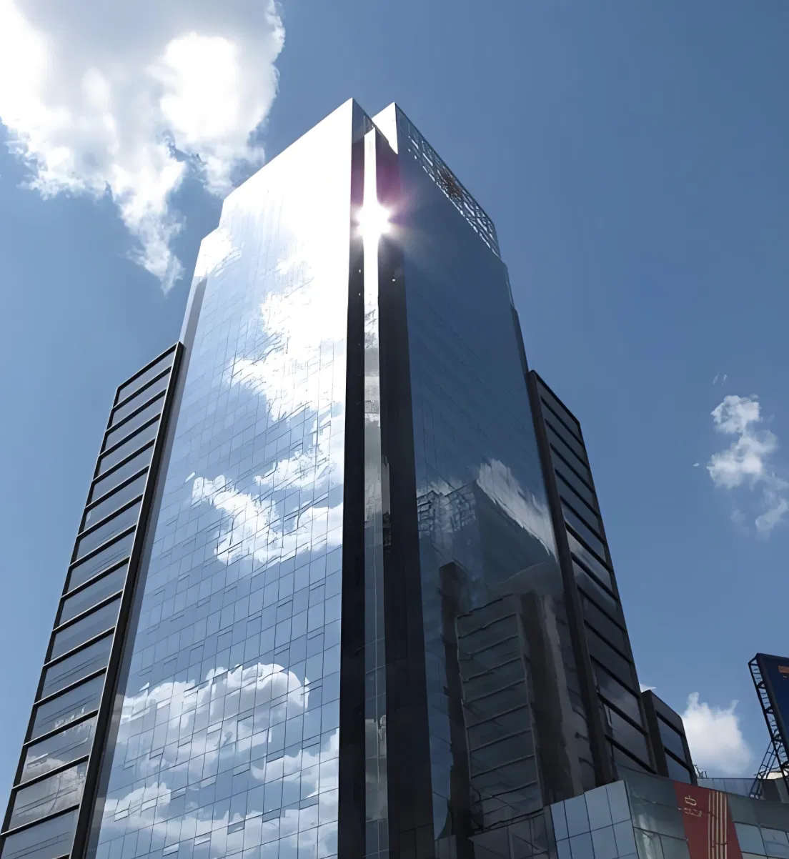 Stylish Curtain Wall Project Featuring OEM Laminated Glass Solutions