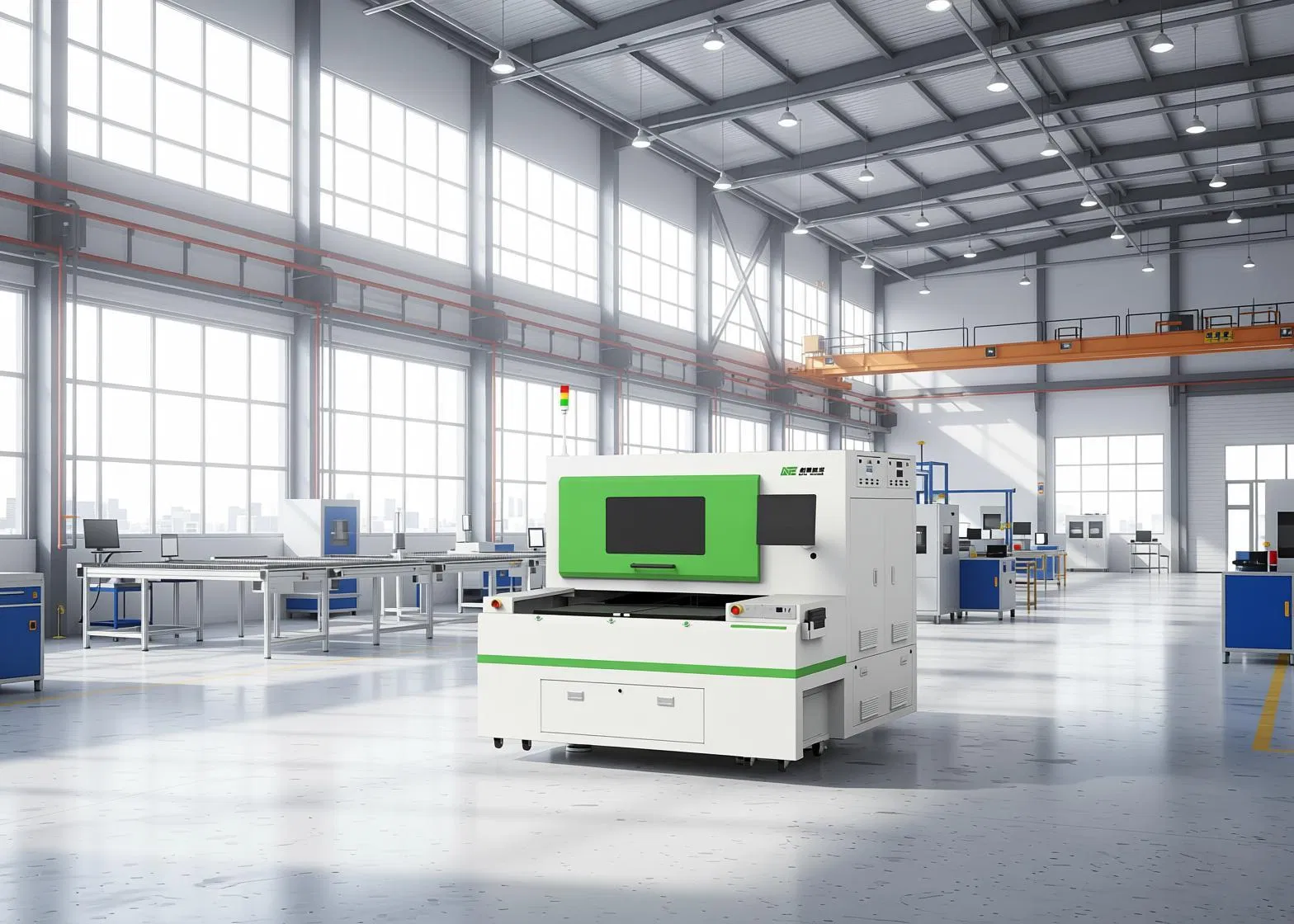 Large-Format Automated Industrial Laser Precision Automative Glass Cutting Machine