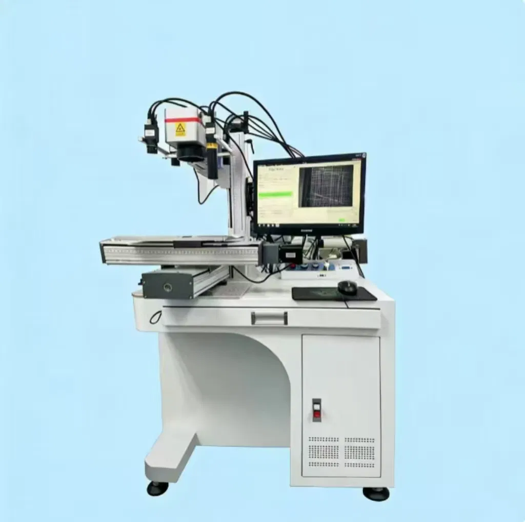 Circuit Board Laser Marking System Qr Code CCD Guided
