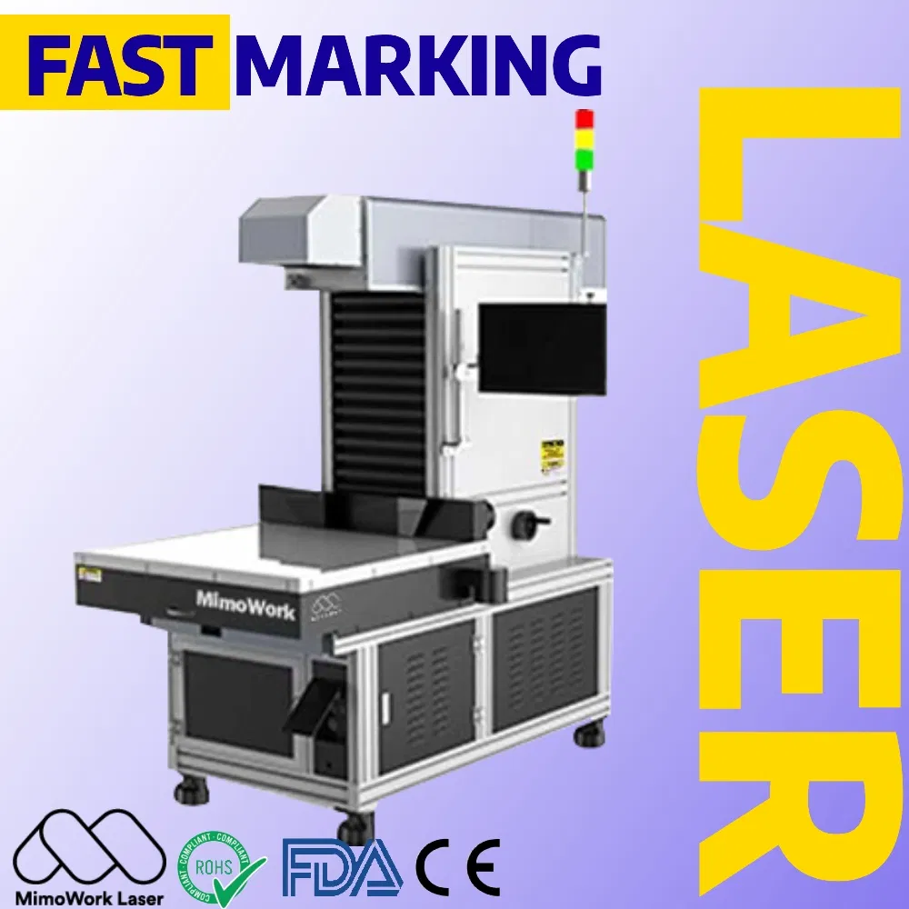 100W 150W 180W 250W 350W Galvo Based Engraving Laser System