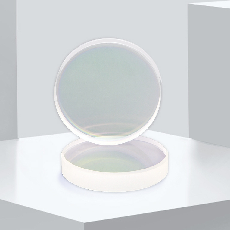 Customized Anti-Reflection Double-Sided Coating High Light Transmittance > 98% Dia18*4mm Quartz Glass for Laser Protection Lens
