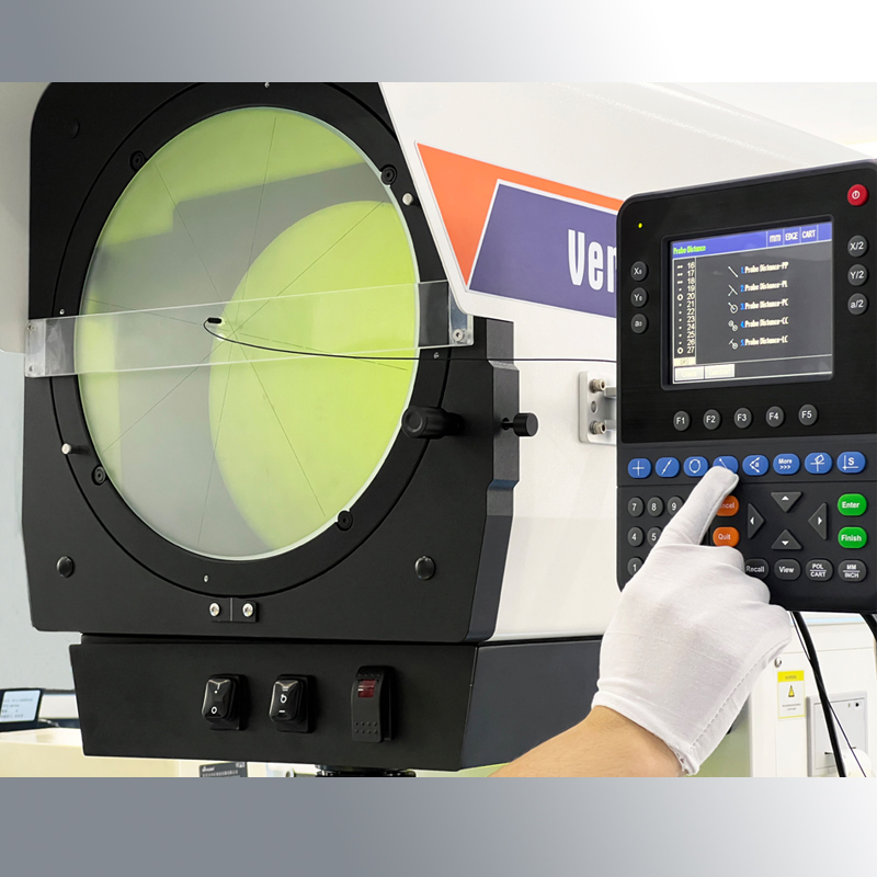 Standard Digital Readout Vertical Profile Projector for Shaping File