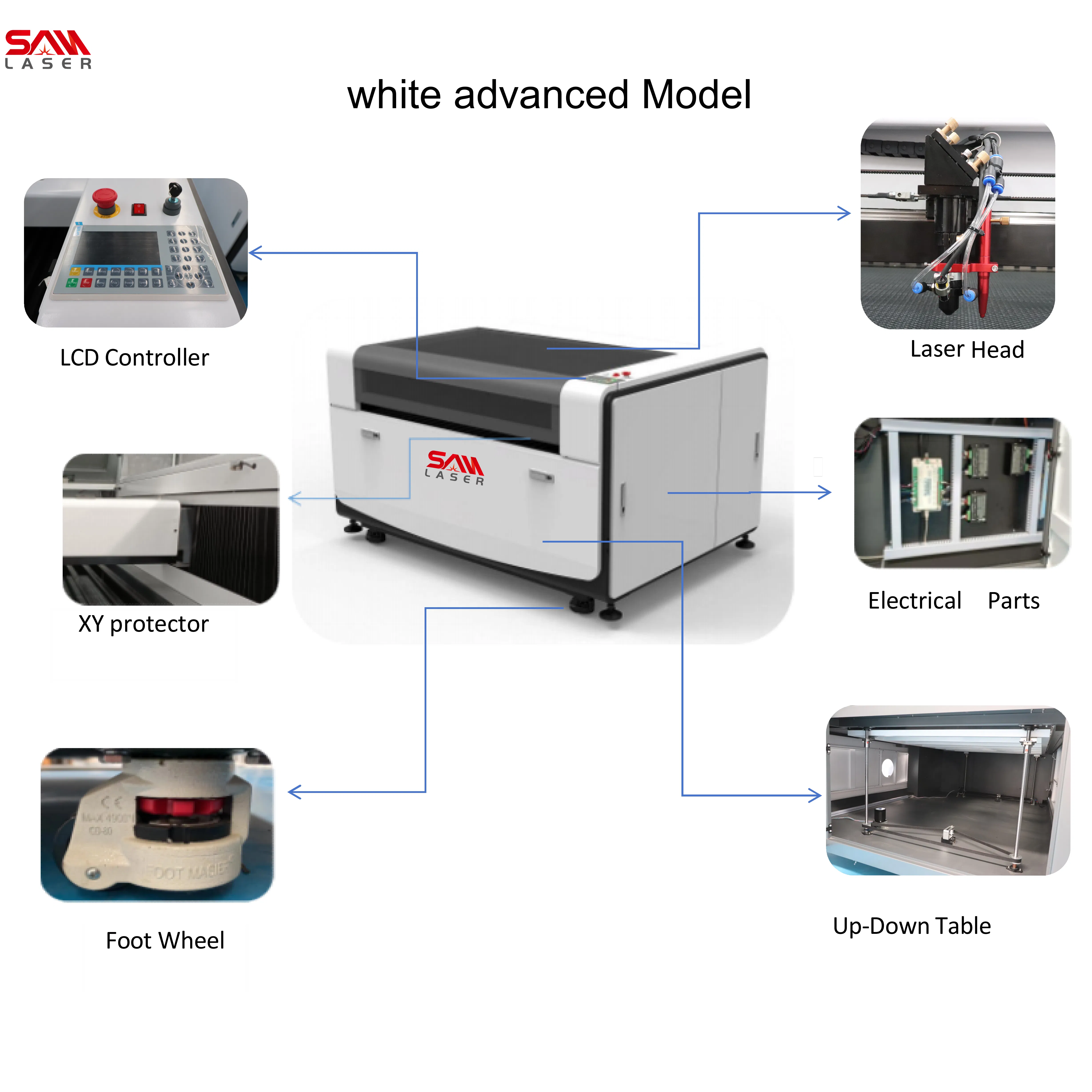 1610 CO2 Laser Engraving Cutting Machine