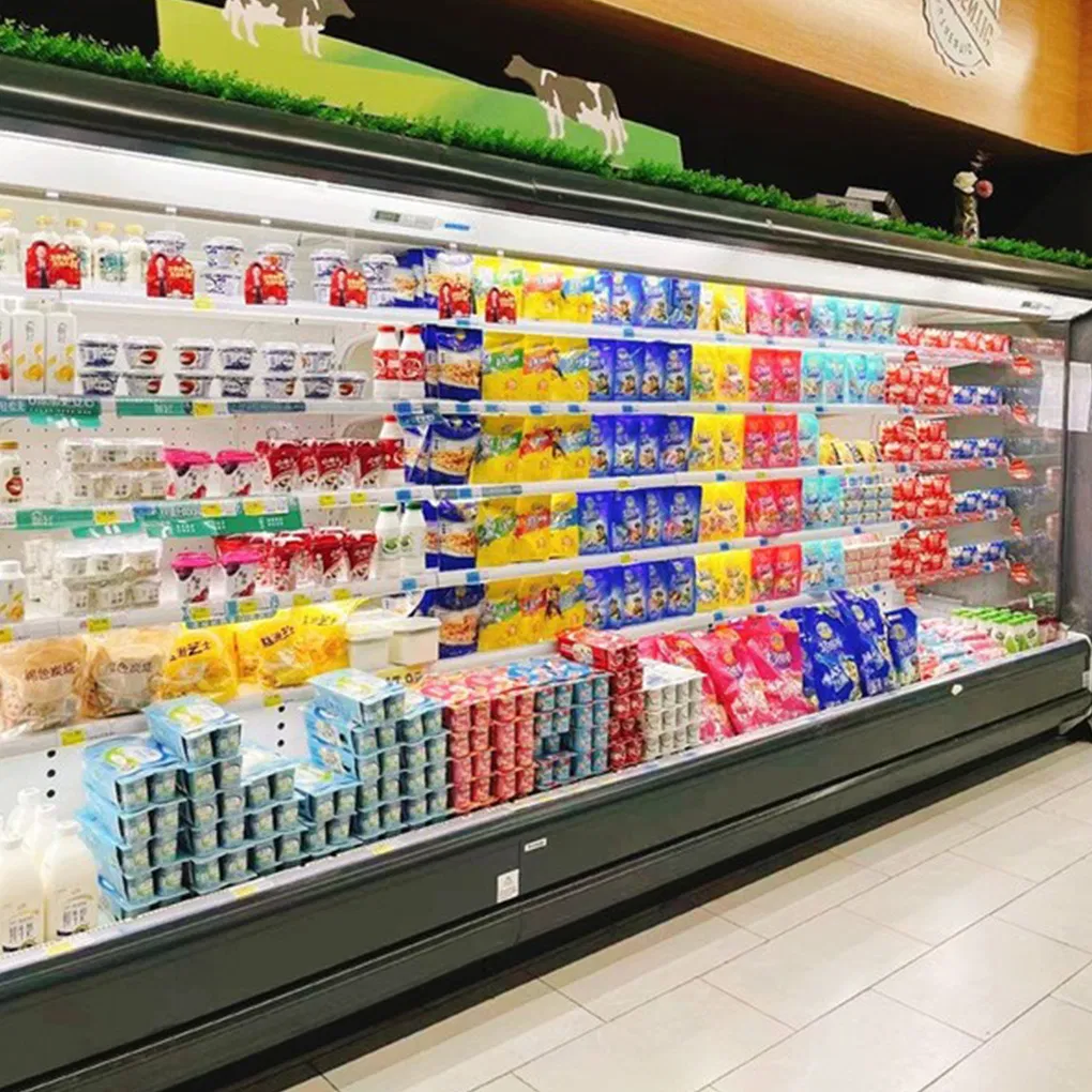 Innovative 2~10º C Temperature Range Air-Cooled Cake Display Showcase Freezer Solution