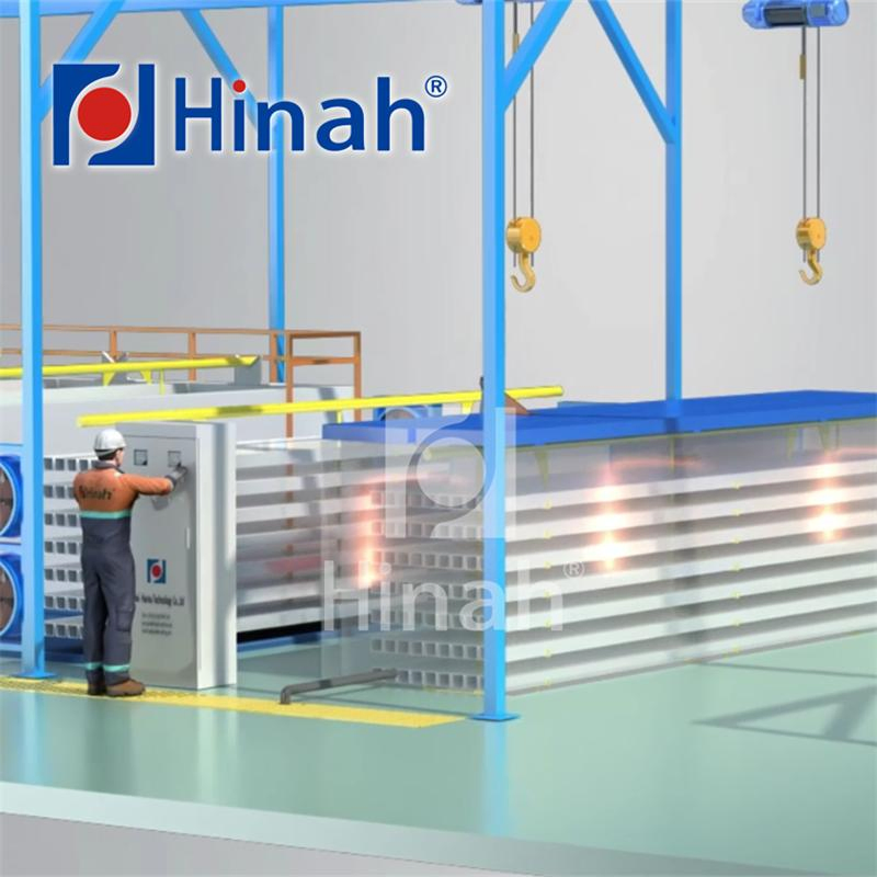 Automatic Spraying System with DIP Tank Pre-Treatment for Aluminum Profile