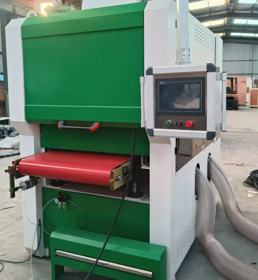 Metal Sheet Brushing Surface Finishing Deburring Polishing Machine for Laser Cutting Aluminum Stainless Steel