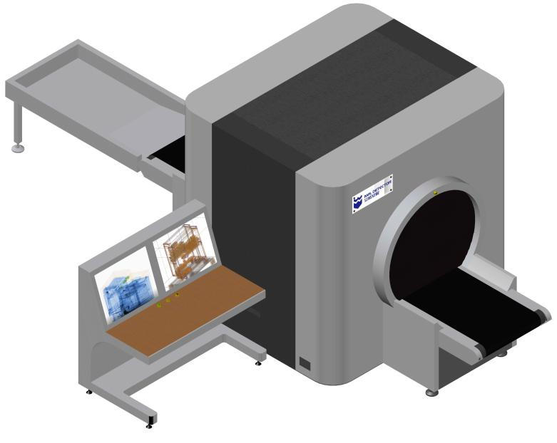 Iwildt - Ai150180DV Tomography CT Security Inspection Machinethe System Innovatively Integrates Cutting-Edge Technologies Such as Dual-Energy Material Identifi