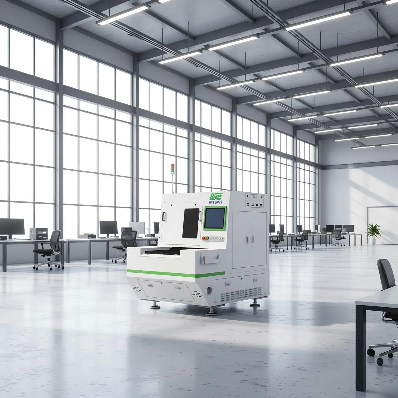 FPC Window Cutting Equipment with Picosecond/Nanosecond UV Laser High Precision 100% Yield Rate Potential, 0.15mm Minimum Pad Size for FPC Manufacturing