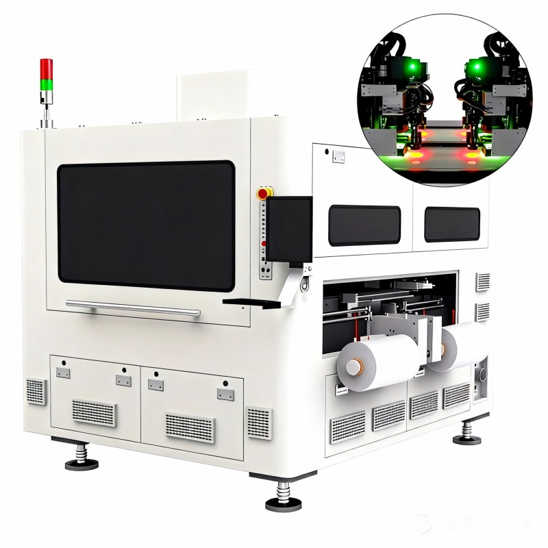 4-Head Roll-to-Roll Coverlay Laser Cutting Machine High-Speed Precision for FPC Manufacturing