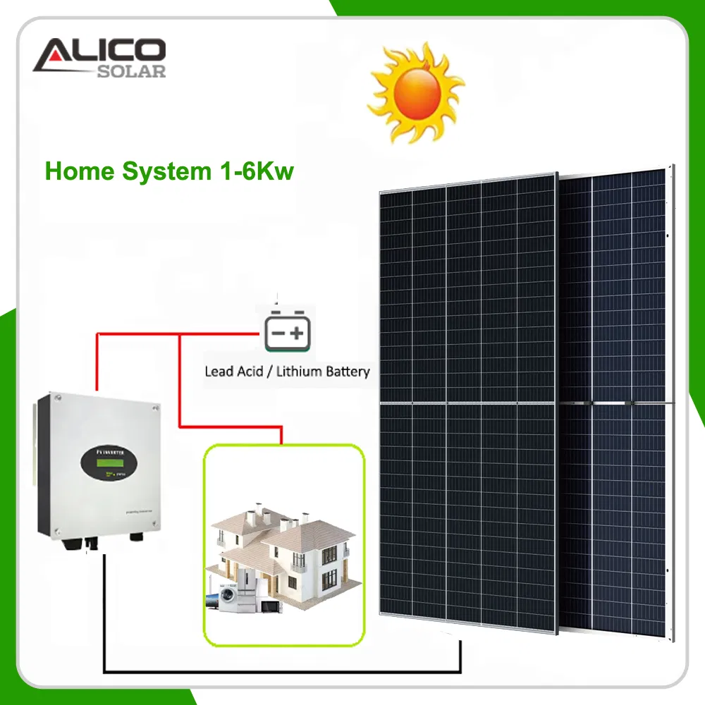 Alicosolar 1MW Solar Panel Plant Structure for Flat Roof and Open Field Mounting Solar Power System Solar Kit