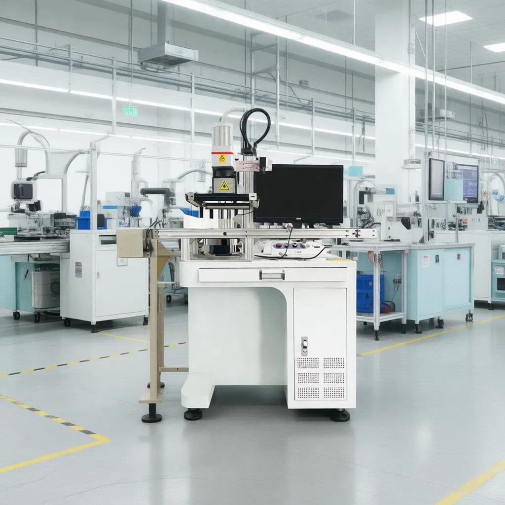 Precision Laser Marking System for Automated Industrial Vision Alignment