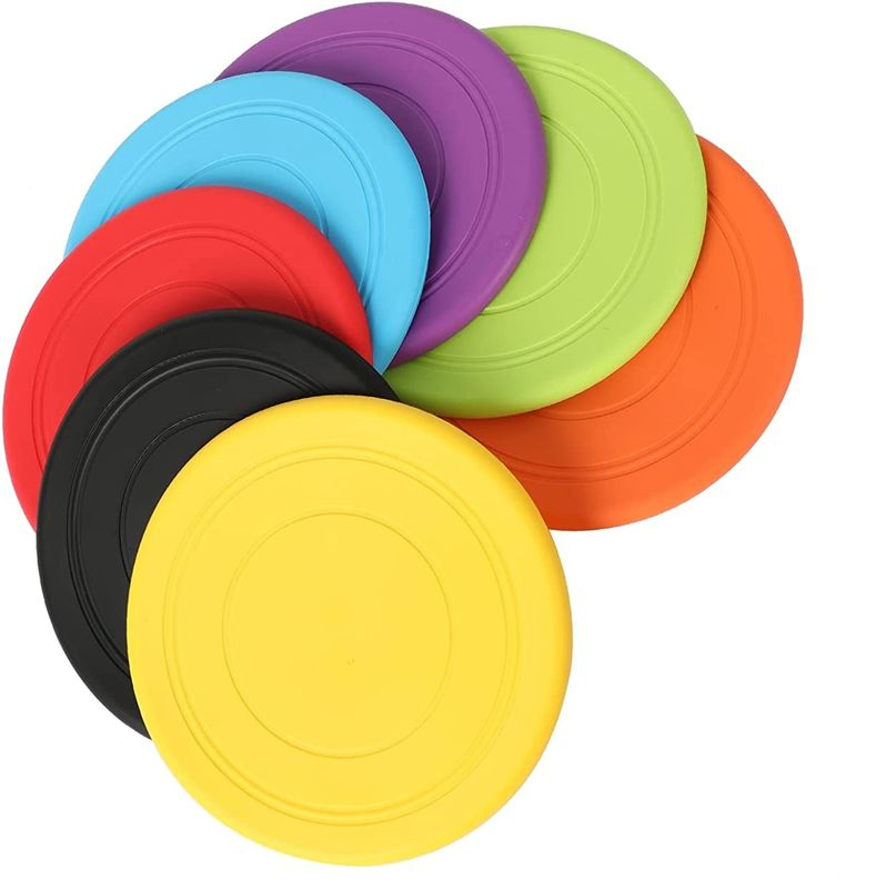 Durable Silicone Dog Flying Disc Outdoor Fetch Toy Pet Training Play Toy