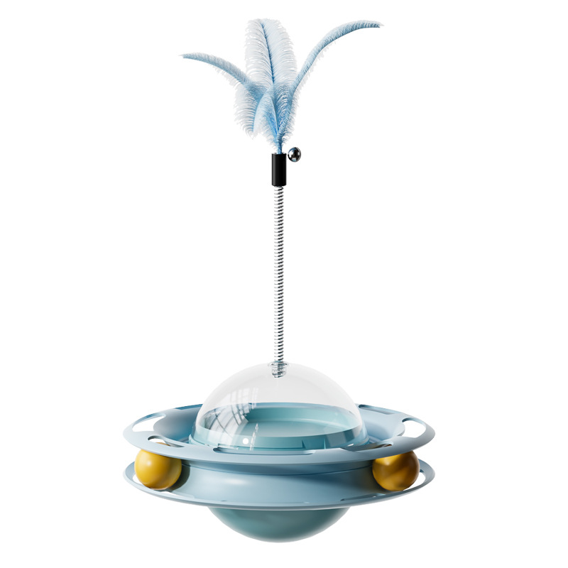 Eco-friendly Pet Toys Cat Multi-play Pet Toy Cat Toy Leaking Food Tumbler Turntable Cat Amusing Artifact Self-Entertainment