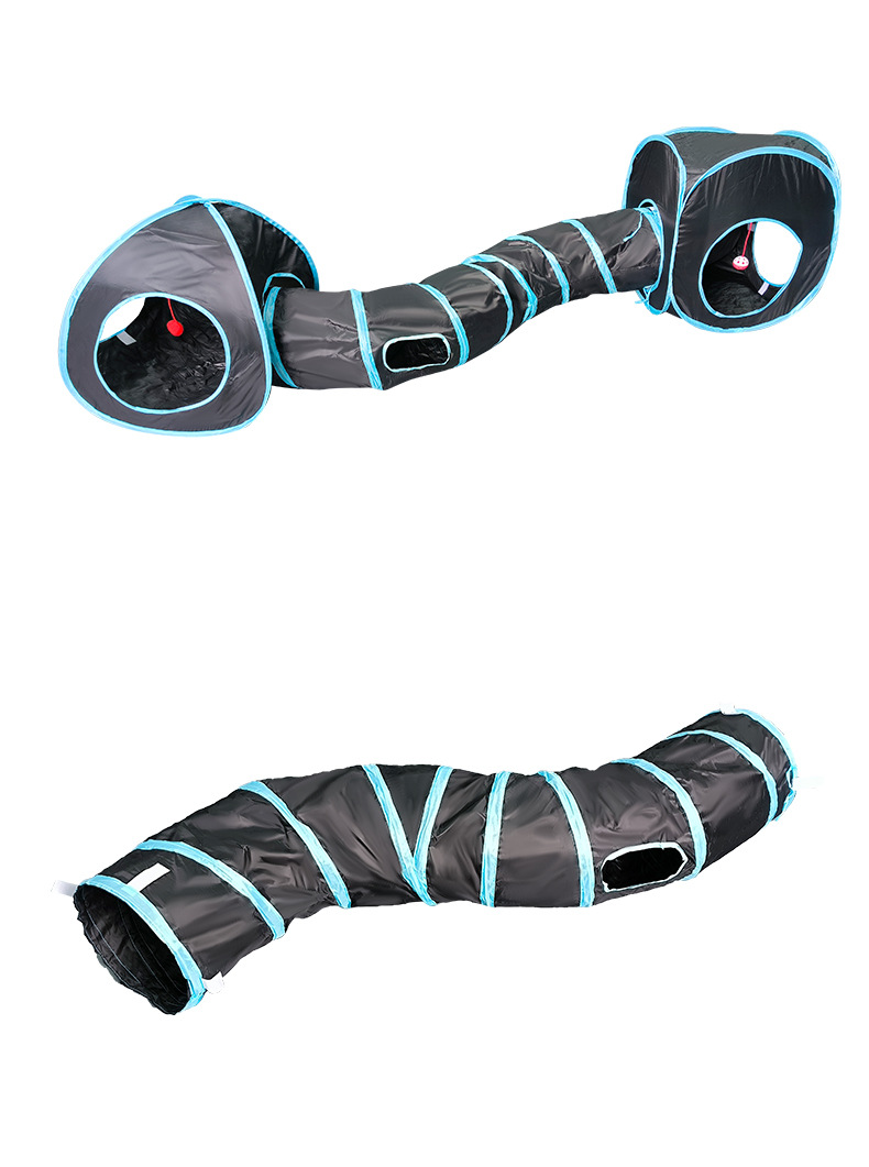 New Design Interactive Collapsible Fun Toys Multiple Play Cat Tunnel