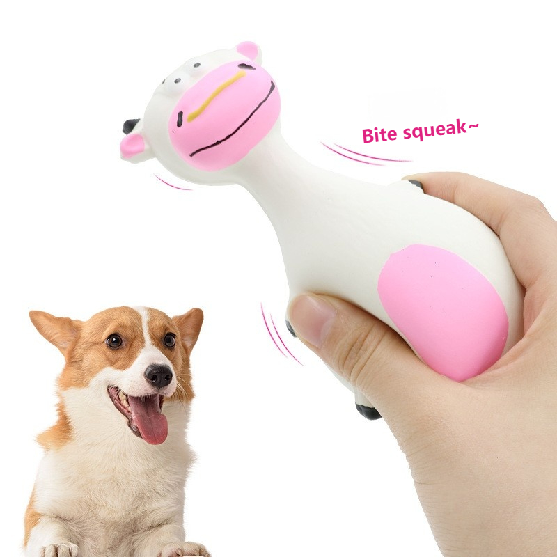 Factory Price Durable Vocalizing Pet Toy Elephant Dog Cow Mascot Teeth Cleaning Teething Toy For Small Medium Breeds
