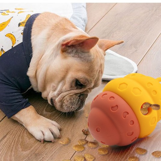 Cross-border New Food-grade Silicone Honeycomb-shaped Dog Chew Toy for Teeth Grinding and Slow Feeding Play