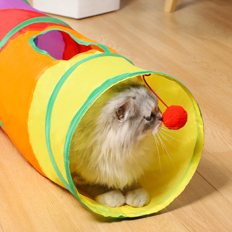New Fashion Design Multi-function Foldable Entertainment and Leisure Pet Tunnel Toys