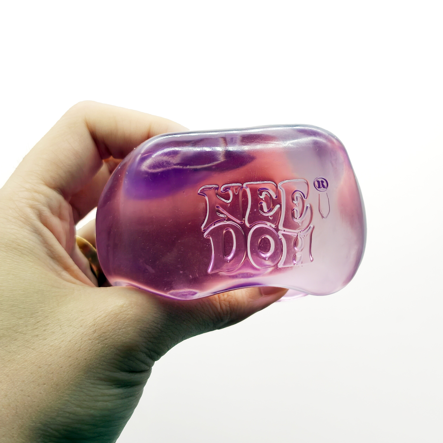 Schylling NeeDoh Nice Cube Sensory Squeeze With Super Solid Squish For Stress Relief 2.25" Cube Stress Promotional Toys