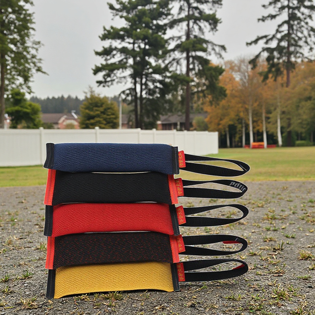 Professional Bite-Resistant Fabric Dog Training Toys High Density Padded Cotton Dog Bite Stick Reward Training Dog Bite Tug Bag