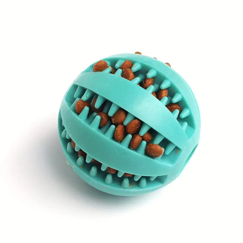 Wholesale Dog Chew Toys Rubber Teeth-resistant Slow Feeder Treat Dispenser Dog Interactive Toys with Natural Rubber for Puppies