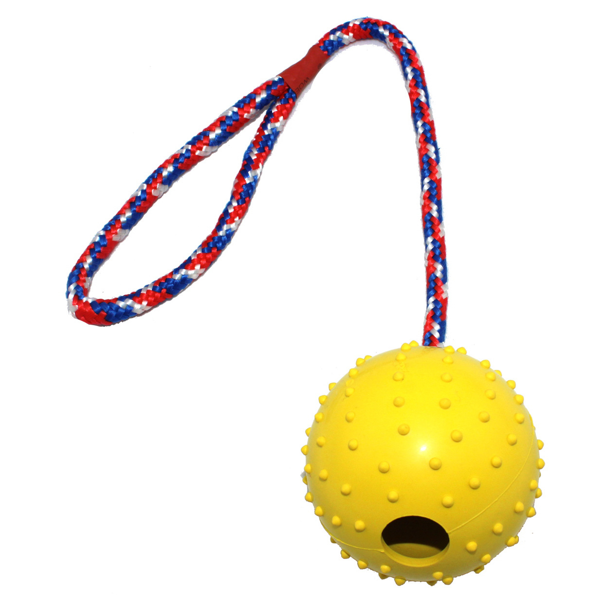 Dog Training Ball on a Rope, Dog Chew Ball Toy for Reward and Play, Interactive Launcher Dog Playing Ball Rope Toy