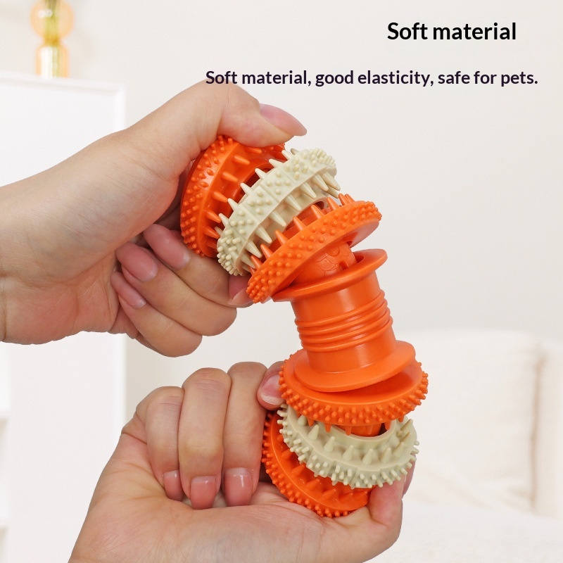 Dog &amp; Puppy Chew Toy-Unbreakable Boredom Relief Food Hiding &amp; Leakage Prevention Tooth Grinding