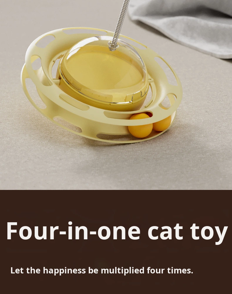 Eco-friendly Pet Toys Cat Multi-play Pet Toy Cat Toy Leaking Food Tumbler Turntable Cat Amusing Artifact Self-Entertainment