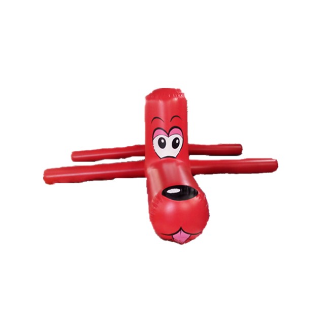 Red Airtight Floating Water Dog Toys,outdoor Sports Inflatable Water Amusement Park Equipment for Sale