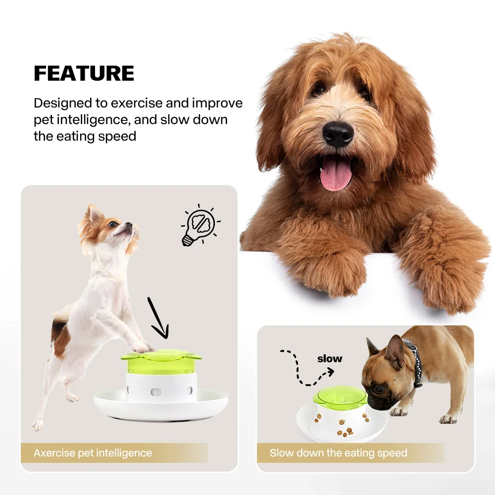 AFP Interactive Pet Dog Cat Toys Auto Dog Ball Launcher Fetch Toy Motion Activated Automatic Butterfly Cat Teaser Toy Treat Maze